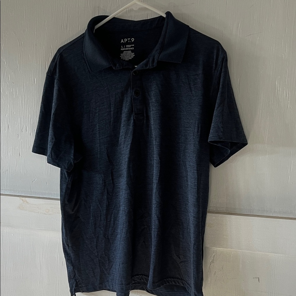 Apt. 9 Dark Blue Polo Shirt